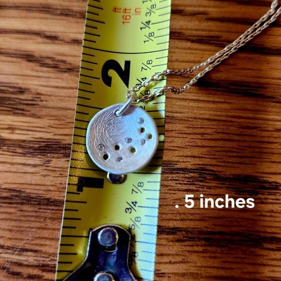 BRIGHTON "Cosmos" Brushed Silver and Crystal Necklace BOHEMIAN - Picture 4 of 6